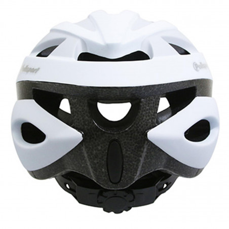 CASQUE VELO ROUTE-VTT POLISPORT SPORT RIDE BLANC TAILLE 58-62 AVEC VISIERE ET SYSTEM EASY DIAL (VENDU SUR CARTE)