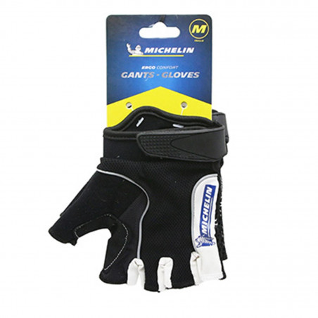GANTS VELO COURT ADULTE MICHELIN NOIR L (PAIRE)