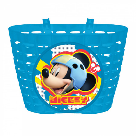 PANIER AVANT ENFANT DISNEY MICKEY BLEU FIXATION PAR SANGLE SUR CINTRE
