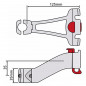 FIXATION KLICKFIX UNIVERSELLE POUR POTENCE A PLONGEUR POUR DIAMETRE 22,2 ET 25,4 AVEC ANTIVOL