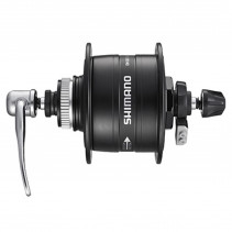 MOYEU VTT-VTC SHIMANO DH-3D37 POUR DYMANO MOYEU 6V-3W DISC CENTERLOCK NOIR 36T. AVANT