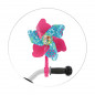 MOULIN A VENT DISNEY FROZEN ROSE FIXATION CINTRE  (VENDU A L'UNITE)