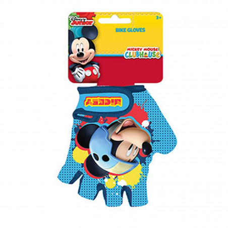 GANTS VELO COURT ENFANT DISNEY MICKEY-DONALD BLEU (PAIRE SOUS CARTE)
