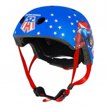 CASQUE VELO ENFANT DISNEY V3 CAPTAIN AMERICA AVEC MOLETTE REGLAGE TAILLE 54-58 (VENDU SUR CARTE)