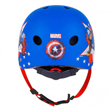 CASQUE VELO ENFANT DISNEY V3 CAPTAIN AMERICA AVEC MOLETTE REGLAGE TAILLE 54-58 (VENDU SUR CARTE)