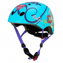 CASQUE VELO ENFANT DISNEY V3 FROZEN BLEU AVEC MOLETTE REGLAGE TAILLE 54-58 (VENDU SUR CARTE)