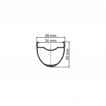 Roue route 700 dt swiss g1800-25 gravel spline disc centerlock axe 12-142mm arriere cassette Shimano-Sram 11-10v. noir