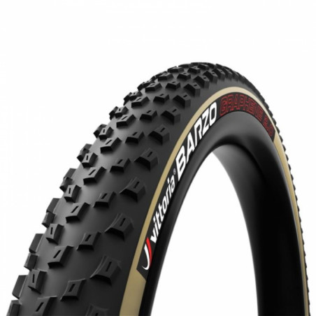 Pneu vtt 29 x 2.25 Vittoria barzo graphene 2.0 tnt tubetype-tubeless noir-beige -terrain polyvalent- ts (55-622)
