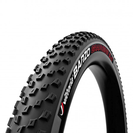 Pneu vtt 27.5 x 2.25 Vittoria barzo graphene 2.0 tnt tubetype-tubeless noir -terrain polyvalent- ts (55-584)