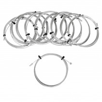 CABLE DE DERAILLEUR P2R POUR SHIMANO ET ADAPTABLE 1,2mm  2,10M (SACHET DE 10 CABLES)