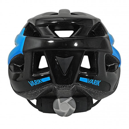CASQUE VELO ADULTE GES CITY VARIK BLEU-NOIR TAILLE 58-62 AVEC VISIERE ET SYSTEM FIT LOCK (VENDU EN BOITE)
