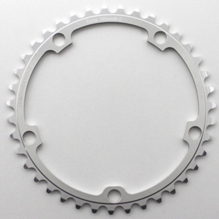 PLATEAU ROUTE 5BRA D.135 STRONGLIGHT ULTRA TORQUE 39DTS INTERIEUR CAMPA ARGENT ALU 7075 9-10V.