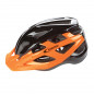 CASQUE VELO ADULTE GES CITY VARIK ORANGE-NOIR TAILLE 54-58 AVEC VISIERE ET SYSTEM FIT LOCK (VENDU EN BOITE)
