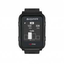 Montre gps cardio Sigma id tri noir cardio au poignet - mode competition et entrainement