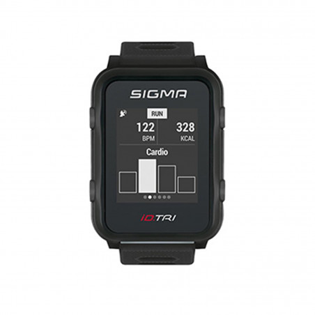 Montre gps cardio Sigma id tri noir cardio au poignet - mode competition et entrainement