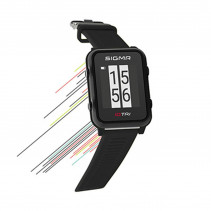 Montre gps cardio Sigma id tri noir cardio au poignet - mode competition et entrainement