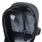 SACOCHE DE SELLE VELO BASIL MADA 1L NOIR FIXATION SANGLES SUR CHARIOT DE SELLE AVEC SOUFFLET