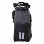SACOCHE ARRIERE VELO LATERALE BASIL SHOPPER XL NOIR-GRIS DROIT-GAUCHE 20L (FIXATION PORTE BAGAGE)