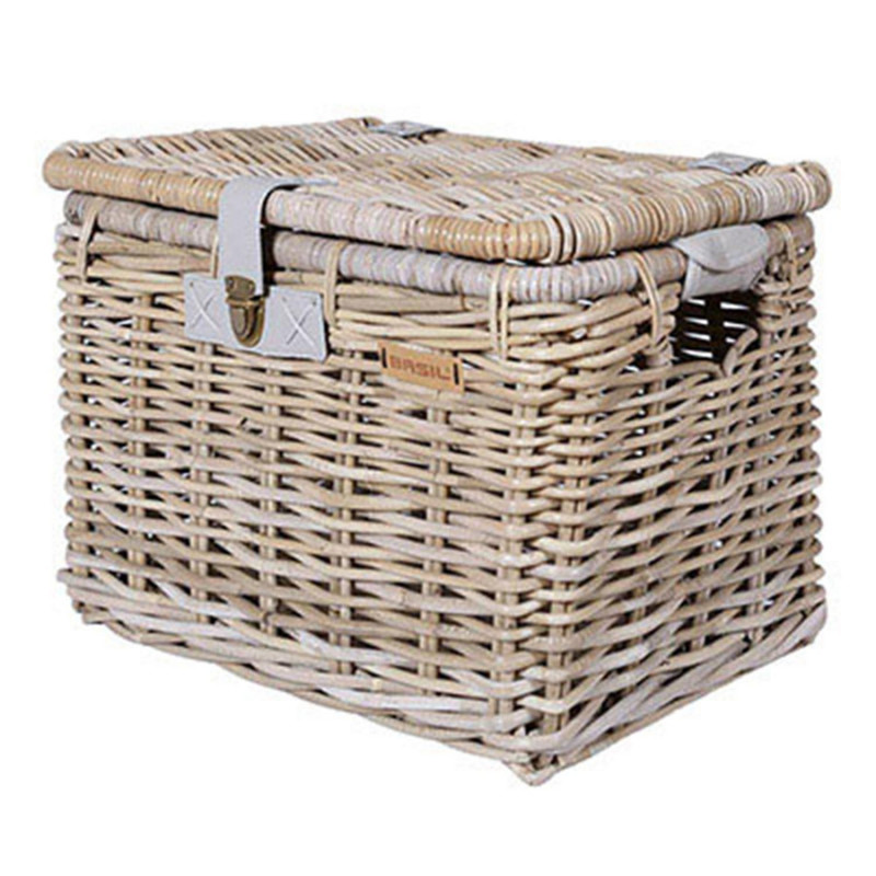 PANIER AVANT-ARRIERE BASIL DENTON L OSIER GREY AVEC RABAT (51x37x31cm) (SANS FIXATION)