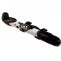 Pompe mini route/vtt Zefal mini jet 6 bars vp/vs blanche l230mm
