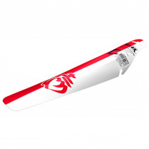 GARDE BOUE ROUTE-VTT CLIPSABLE AR VELOX COLORI VENDEE ROUGE-BLANC CLIPSABLE SOUS LA SELLE (VENDU A L UNITE)