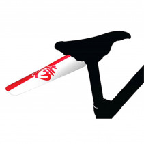 GARDE BOUE ROUTE-VTT CLIPSABLE AR VELOX COLORI VENDEE ROUGE-BLANC CLIPSABLE SOUS LA SELLE (VENDU A L UNITE)