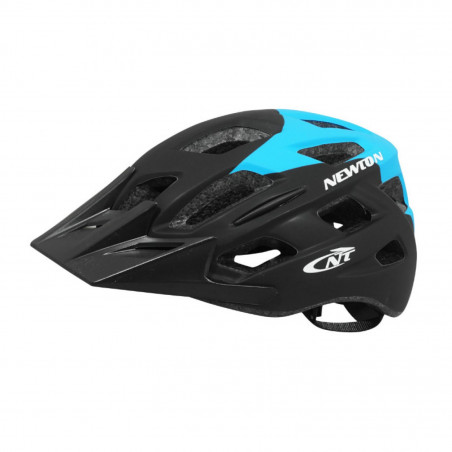 CASQUE VELO ADULTE NEWTON CITY ANECY BLEU-NOIR MAT AVEC LOCK TAILLE 55-58   ECLAIRAGE DIODES INCORPORE (VENDU EN BOITE)