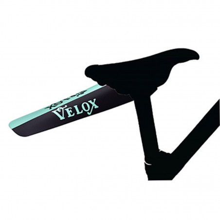 GARDE BOUE ROUTE-VTT CLIPSABLE AR VELOX VERT CELESTE-NOIR CLIPSABLE SOUS LA SELLE (VENDU A L UNITE)