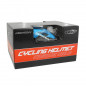 CASQUE VELO ADULTE NEWTON CITY ANECY BLEU-NOIR MAT AVEC LOCK TAILLE 55-58   ECLAIRAGE DIODES INCORPORE (VENDU EN BOITE)