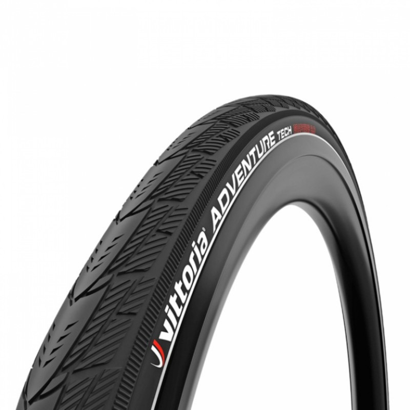 Pneu vtc urbain 700 x 37 Vittoria adventure tech noir graphene tr (37-622) avec renfort 1.3mm