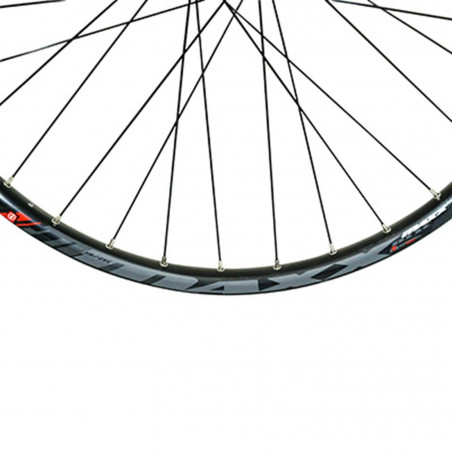 Roue vtt 27.5" maxx 25 freeride disc 6 trous avant noir Velox (tubeless et tubetype)  pour axe 20-100  - jante ext 31mm