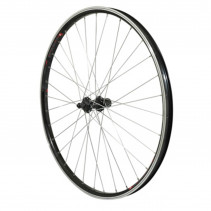 Roue vtc 700x35 arriere kargo vae-e-bike alu noire double paroi moyeu Shimano tx500 cassette 9-8v. (renforce)