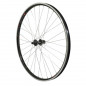 Roue vtc 700x35 arriere kargo vae-e-bike alu noire double paroi moyeu Shimano tx500 cassette 9-8v. (renforce)