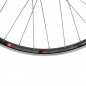 Roue vtc 700x35 arriere kargo disc vae-e-bike alu noire double paroi moyeu Shimano m475 disc 6 trous cassette 9-8v. (renforce)