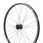 Roue vtc 700x35 avant kargo disc vae-e-bike alu double paroi moyeu Shimano m475 disc 6 trous noire blocage (renforce)