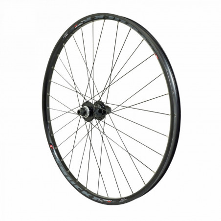 Roue vtt 29" trucky 30 disc arriere noir moy centerlock mt510 12v. microspline (compatible tubeless et tubetype) pour axe