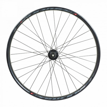 Roue vtt 29" trucky 30 disc arriere noir moy centerlock mt510 12v. microspline (compatible tubeless et tubetype) pour axe