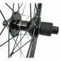 Roue vtt 29" trucky 30 disc arriere noir moy centerlock mt510 12v. microspline (compatible tubeless et tubetype) pour axe