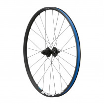Roue vtt 27.5" Shimano mt501 boost disc centerlock arriere 12v. noir pneu axe traversant 12-148 - largeur jante exterieur