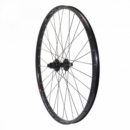 Roue vtt 29" trucky 30 disc arriere noir moy centerlock mt510 12v. microspline (compatible tubeless et tubetype) pour axe