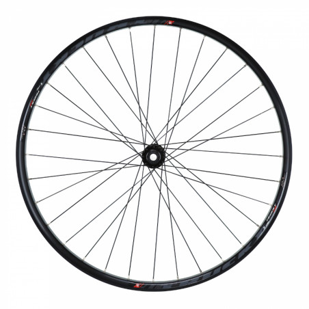 Roue vtt 29" trucky 30 disc avant noir moy centerlock mt400 (compatible tubeless et tubetype) pour axe traversant 15-110  pour