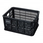 PANIER - CAISSE PLASTIQUE BASIL NOIRE 25L AVANT-ARRIERE (40x29x21cm)