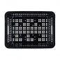 PANIER - CAISSE PLASTIQUE BASIL NOIRE 25L AVANT-ARRIERE (40x29x21cm)