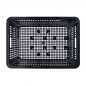 PANIER - CAISSE PLASTIQUE BASIL NOIRE 50L AVANT-ARRIERE (50x36x27cm)