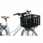 PANIER - CAISSE PLASTIQUE BASIL NOIRE 50L AVANT-ARRIERE (50x36x27cm)