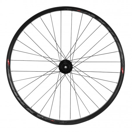 Roue vtt 27.5" plus trucky 35 disc arriere noir moy centerlock mt510 12v. microspline (tubeless et tubetype) pour axe
