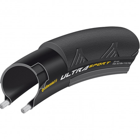 Pneu route 700x28 tr Continental ultra sport iii noir (28-622)