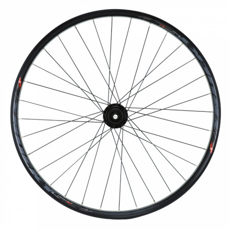 Roue vtt 27.5" plus trucky 35 disc arriere noir moy centerlock mt510 12v. microspline (tubeless et tubetype) pour axe