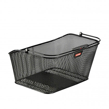 PANIER AR ACIER MAILLE KLICKFIX CITY 20L NOIR 40X20X30 CM (AVEC FIX KORBKLIP)