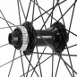 Roue vtt 27.5" plus trucky 35 disc avant noir moy centerlock mt400 (tubeless et tubetype) pour axe traversant 15-100  pour